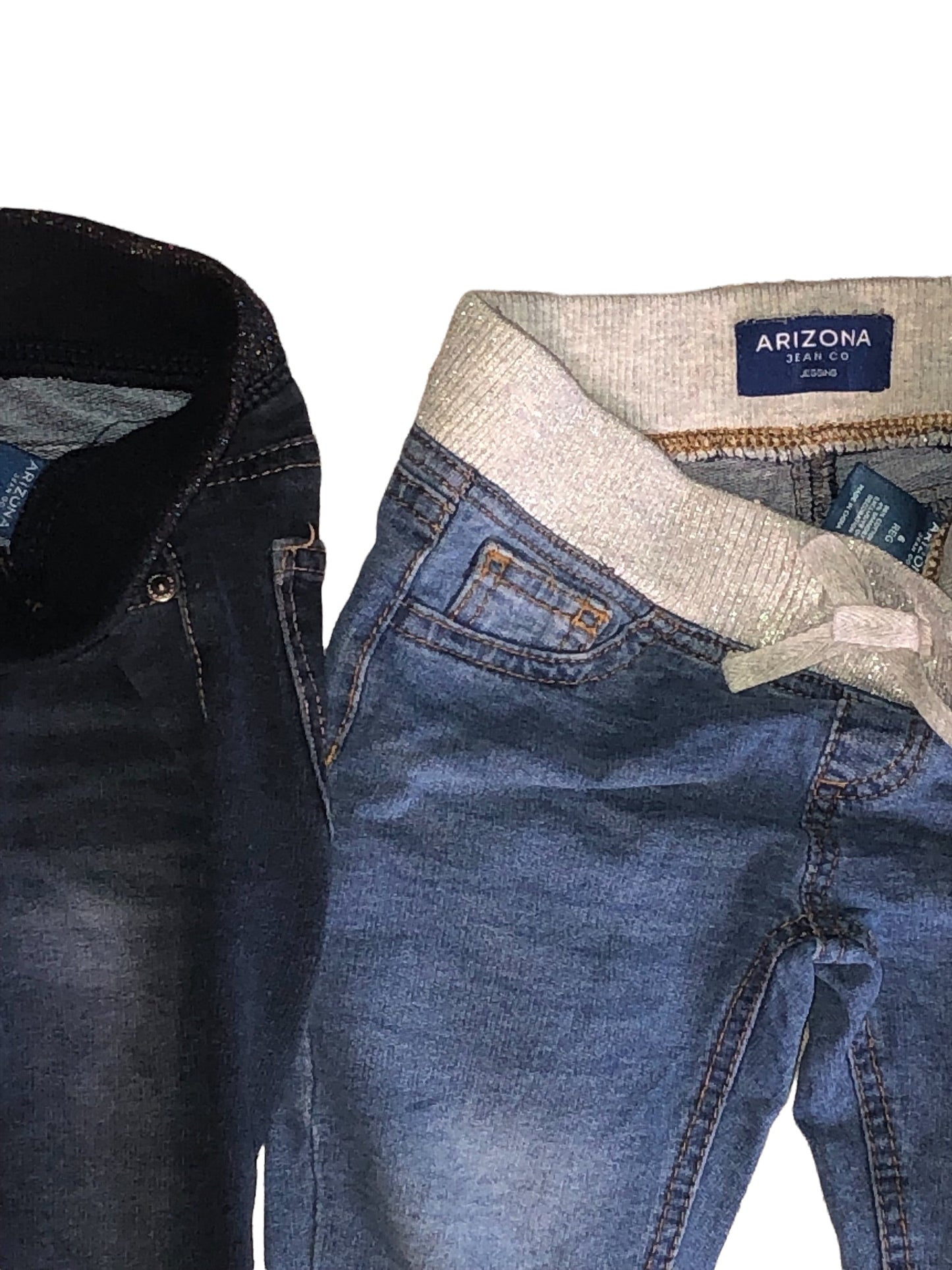 Girl’s Arizona Jean Company Jeggings (2 Pair) Size 6 Regular Pre-Owned - Variety Sales Etc.