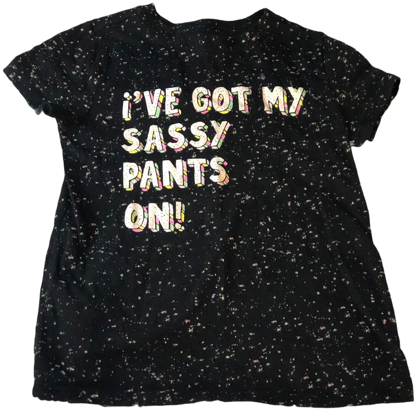 Girls' Short Sleeve Colorful Graphic Tee - Variety Sales Etc.