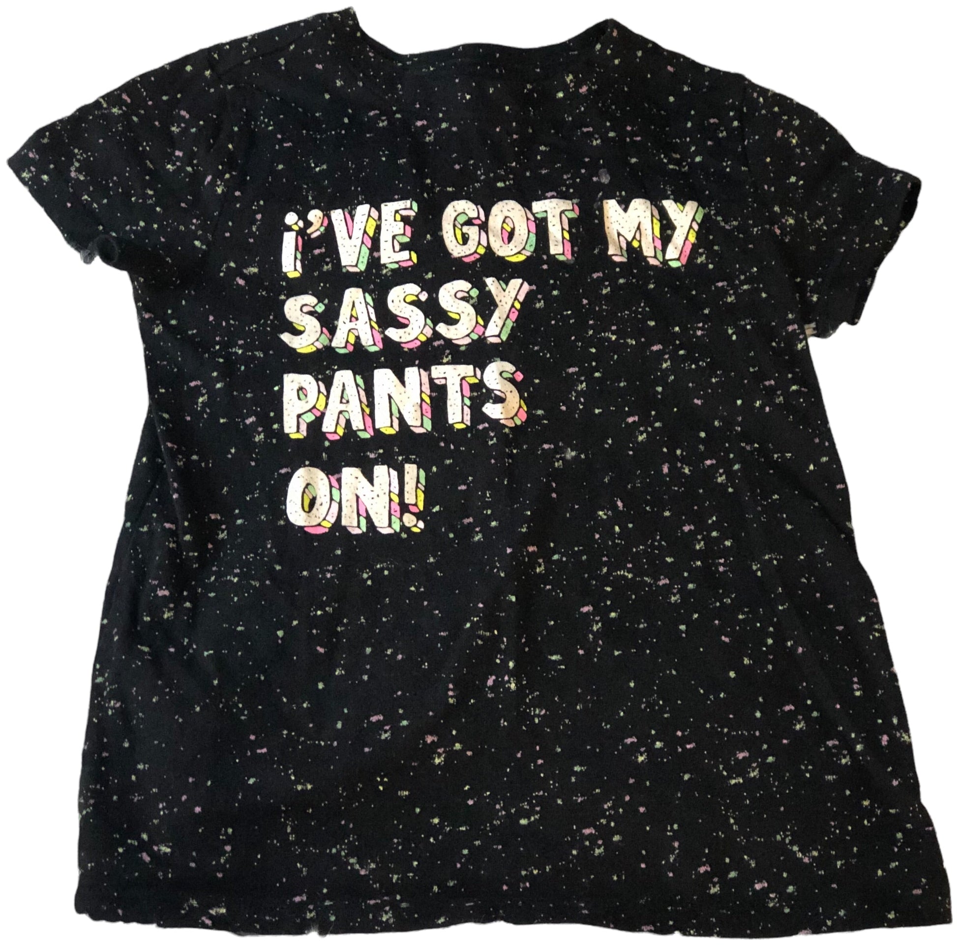 Girls' Short Sleeve Colorful Graphic Tee - Variety Sales Etc.