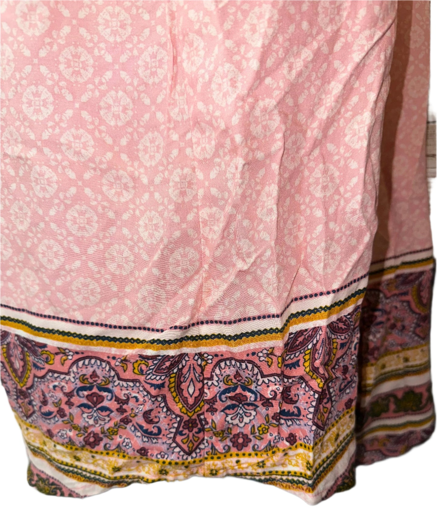 Eyeshadow Junior's Spaghetti Strap Button Sack Jumpsuit Size XL NWT