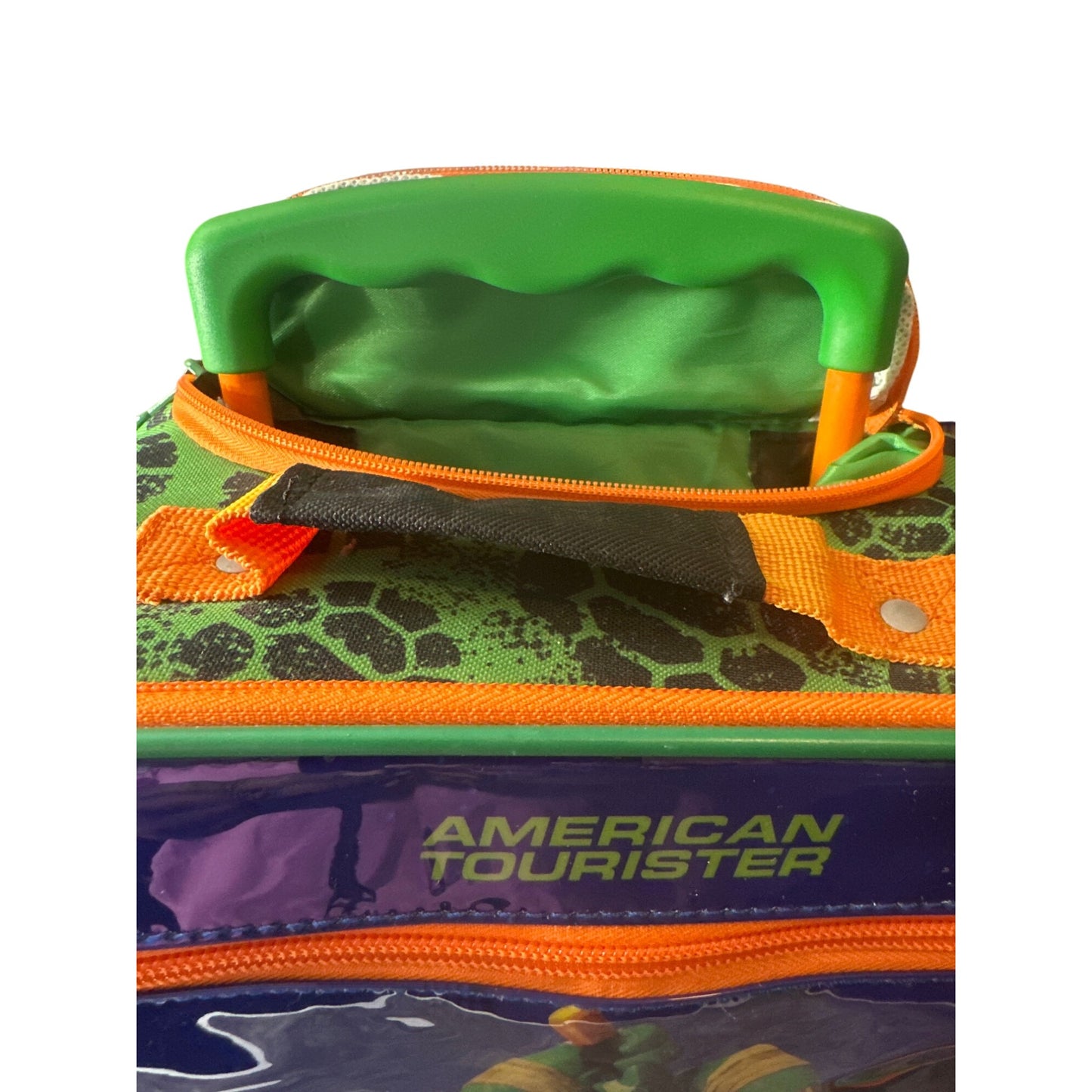 American Tourister Team Turtles Rolling Travel Carry Bag Luggage-Pre-Owned