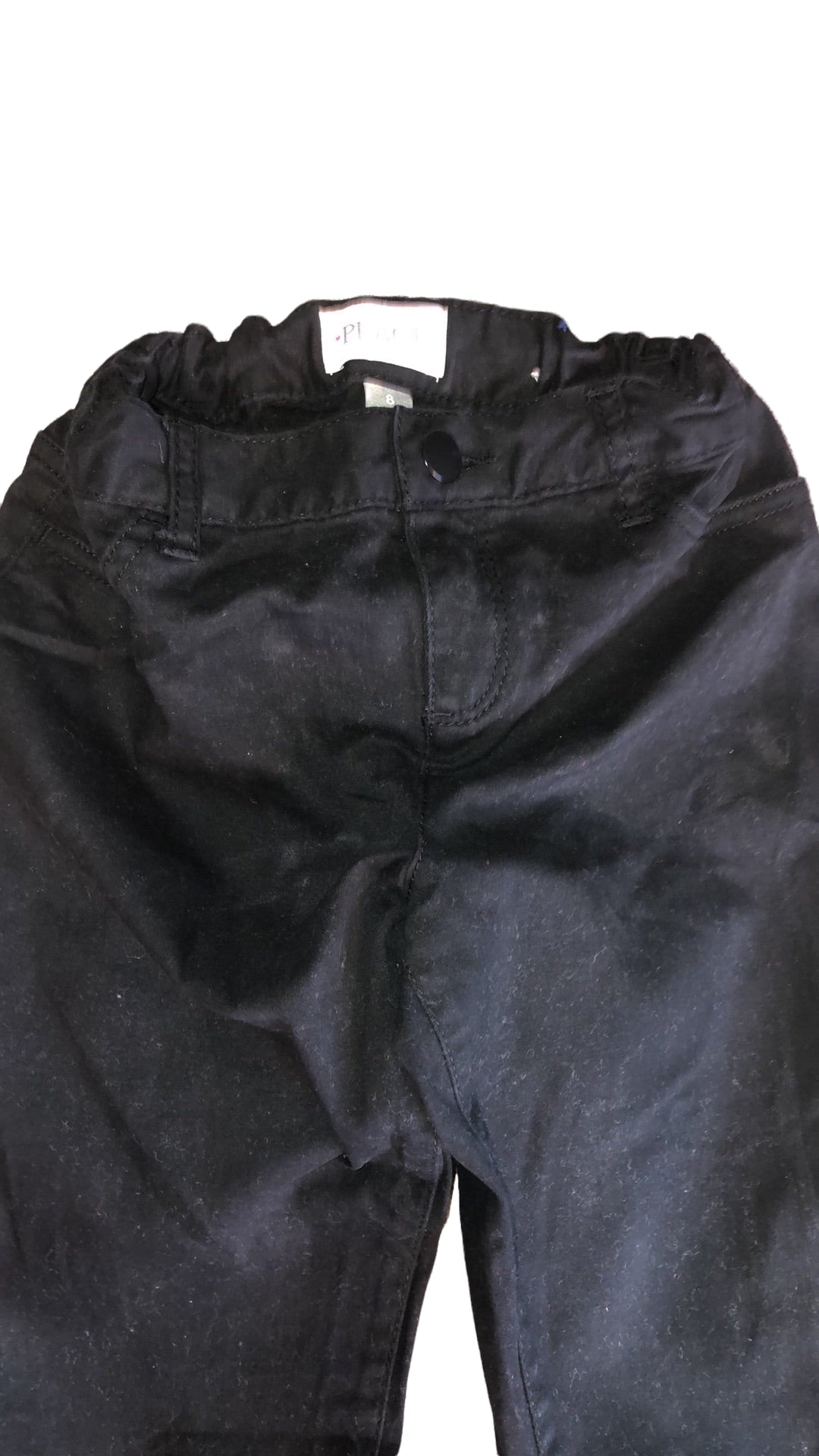 Girl’s The Children’s Place Black Pants Adjustable Waist Size 8 Pre-Owned - Variety Sales Etc.