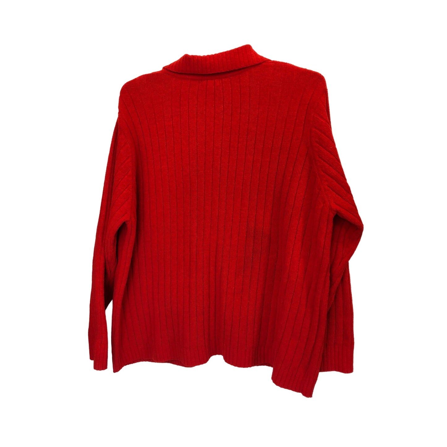 Vintage Classic Elements Woman Red Zip up Sweater Pre-Owned Size 24-26W