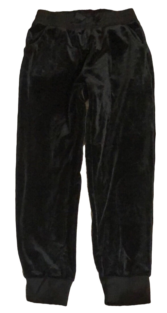 Girl’s Black Velour Joggers - Variety Sales Etc.