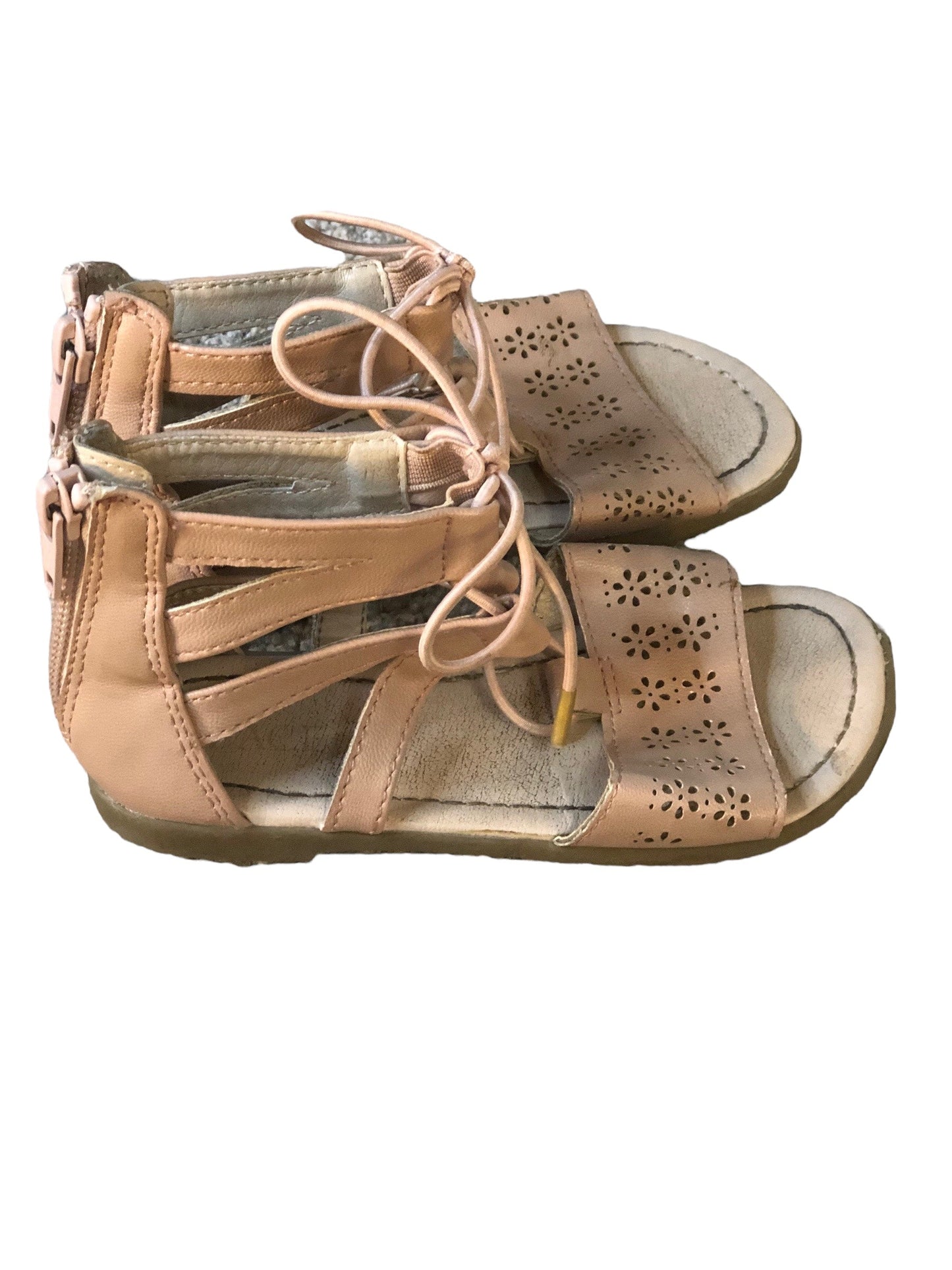 Toddler Girl's The Children’s Place Pink Gladiator Sandals - Variety Sales Etc.