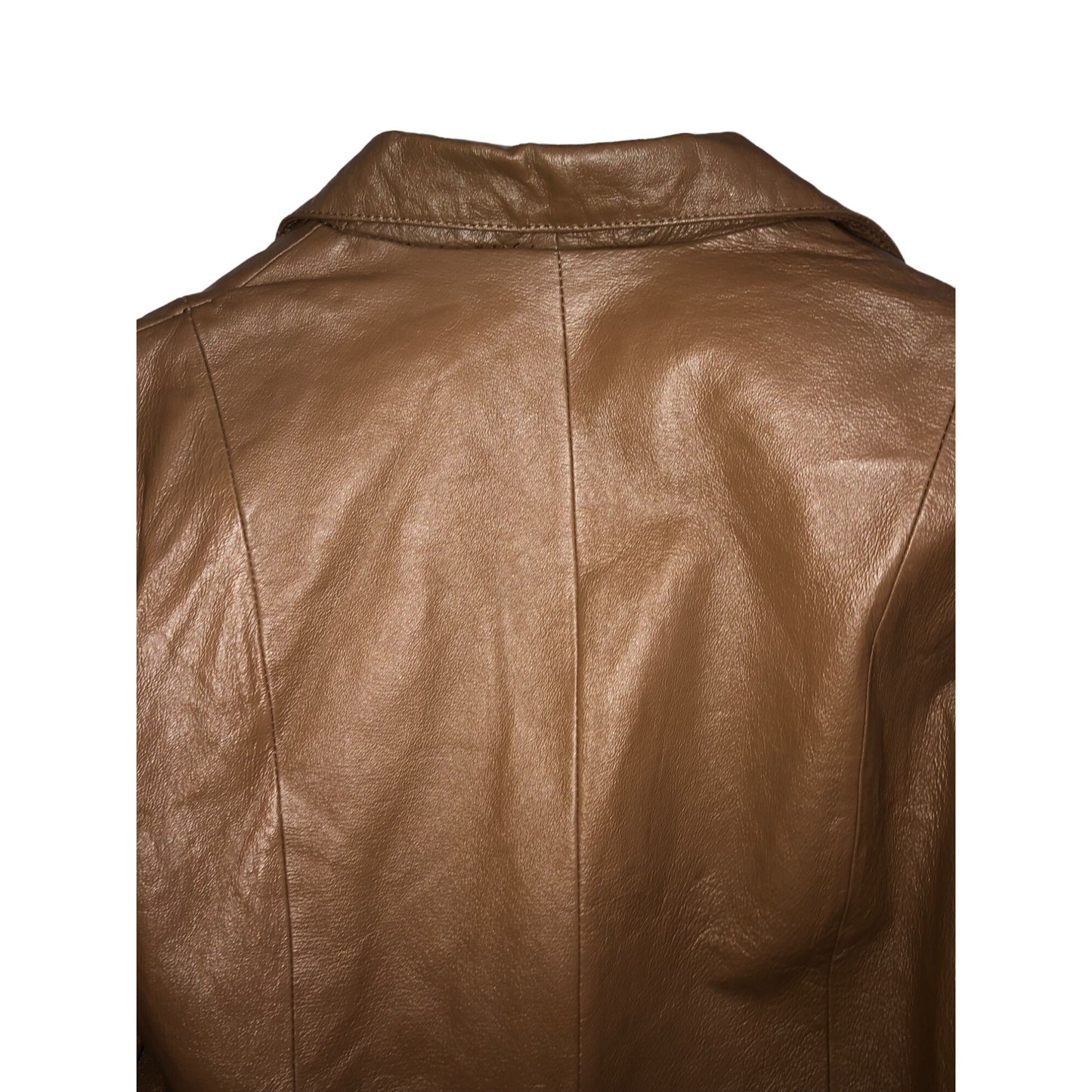 Chadwick's Brown Genuine Leather Jacket SIZE 4P NWT