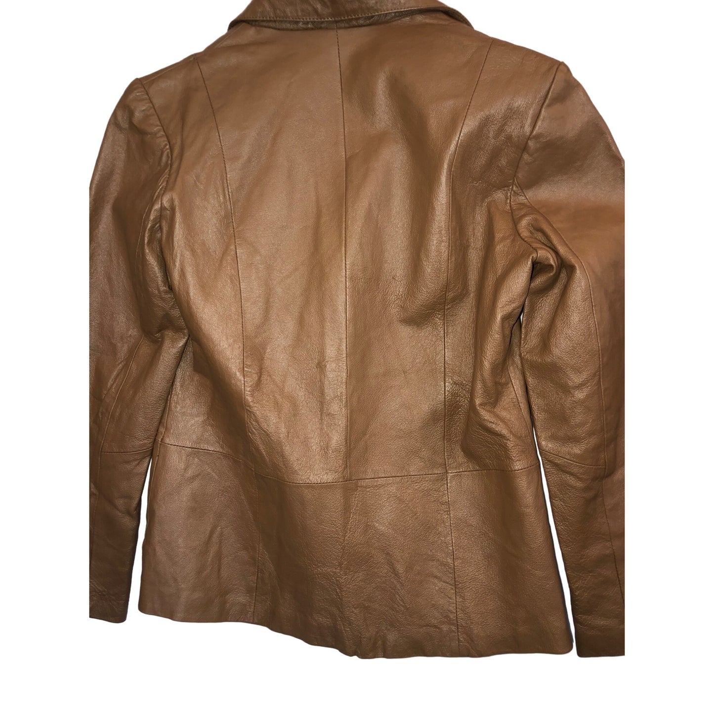 Chadwick's Brown Genuine Leather Jacket SIZE 4P NWT