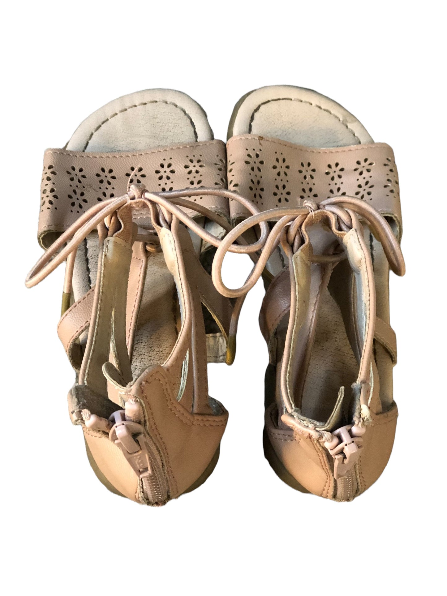 Toddler Girl's The Children’s Place Pink Gladiator Sandals - Variety Sales Etc.