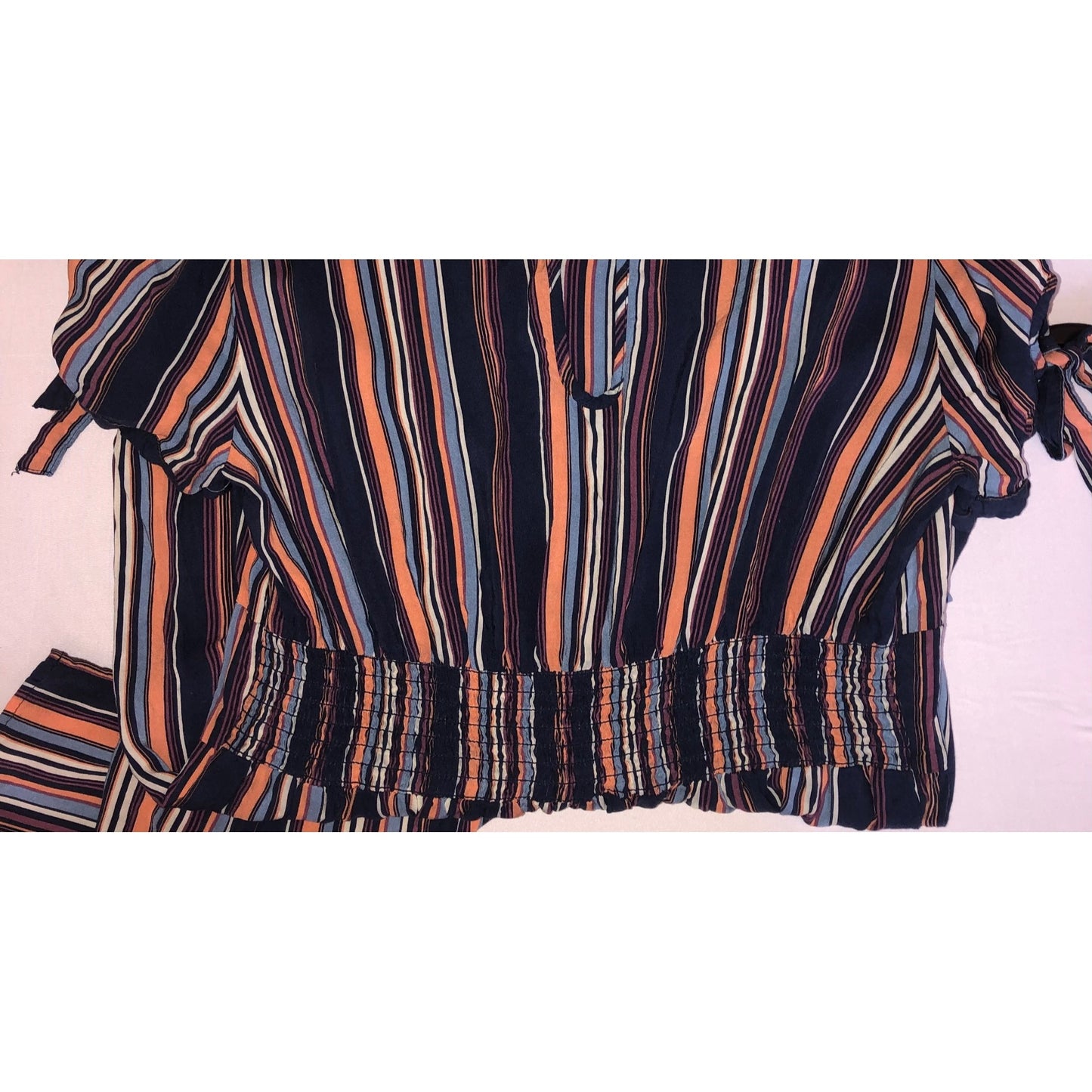 Xhilaration Women’s Multicolored Striped Pants Jumpsuit  Size L