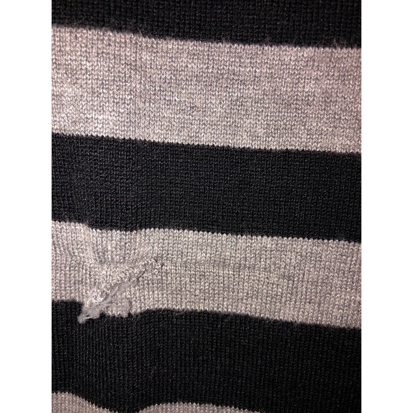 Body Central Women's Gray/Black Striped Sweater Dress Size S Pre-Owned