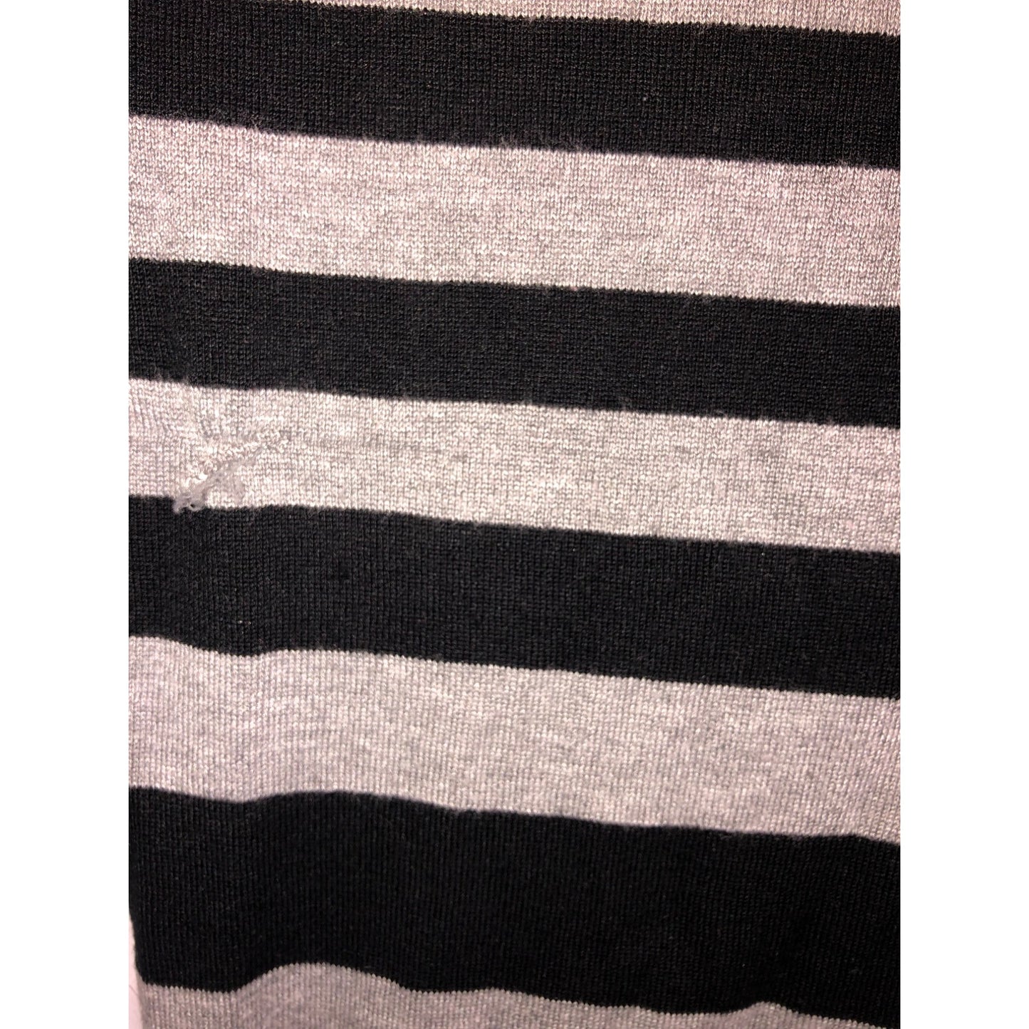 Body Central Women's Gray/Black Striped Sweater Dress Size S Pre-Owned