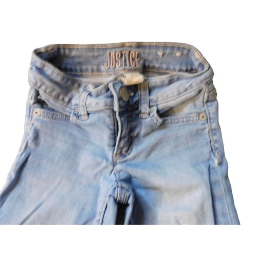 Justice Girl's Super Skinny Ankle Jeans Size 7 Slim/Ankle Length Pre-Owned
