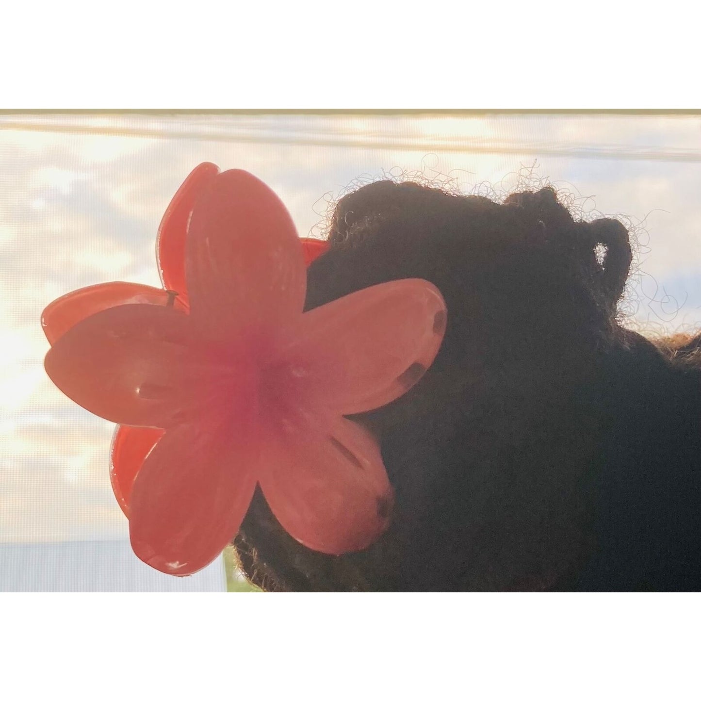 Hawaiian Hibiscus flower Hair claw clips