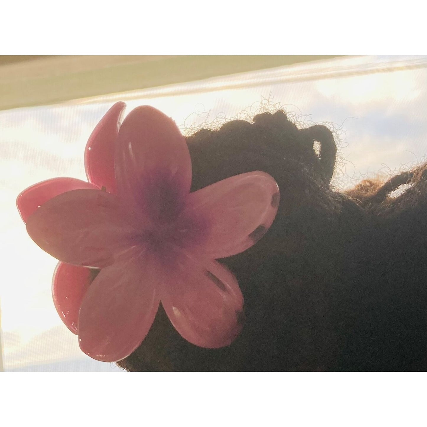 Hawaiian Hibiscus flower Hair claw clips