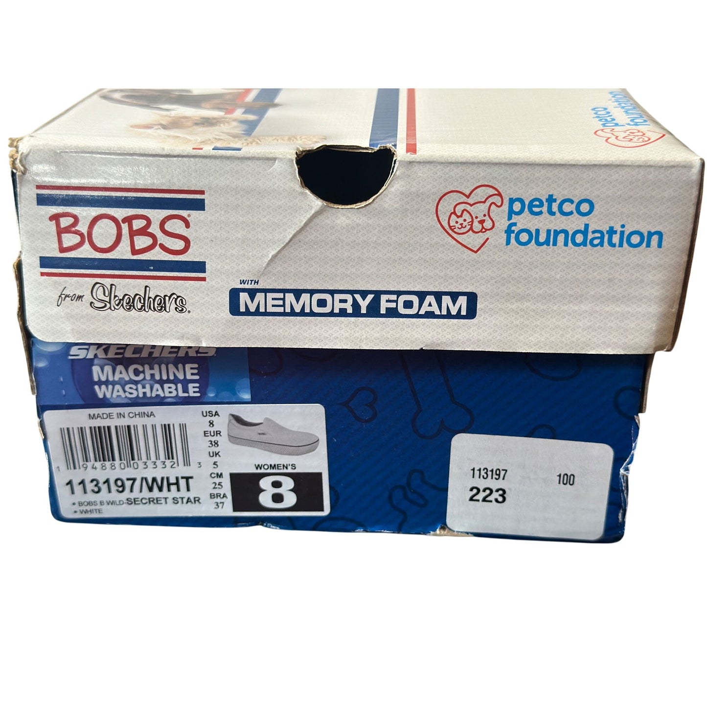 Skechers Women's Exclusive Bobs B Wild secret Star Slip On Casual Sneakers