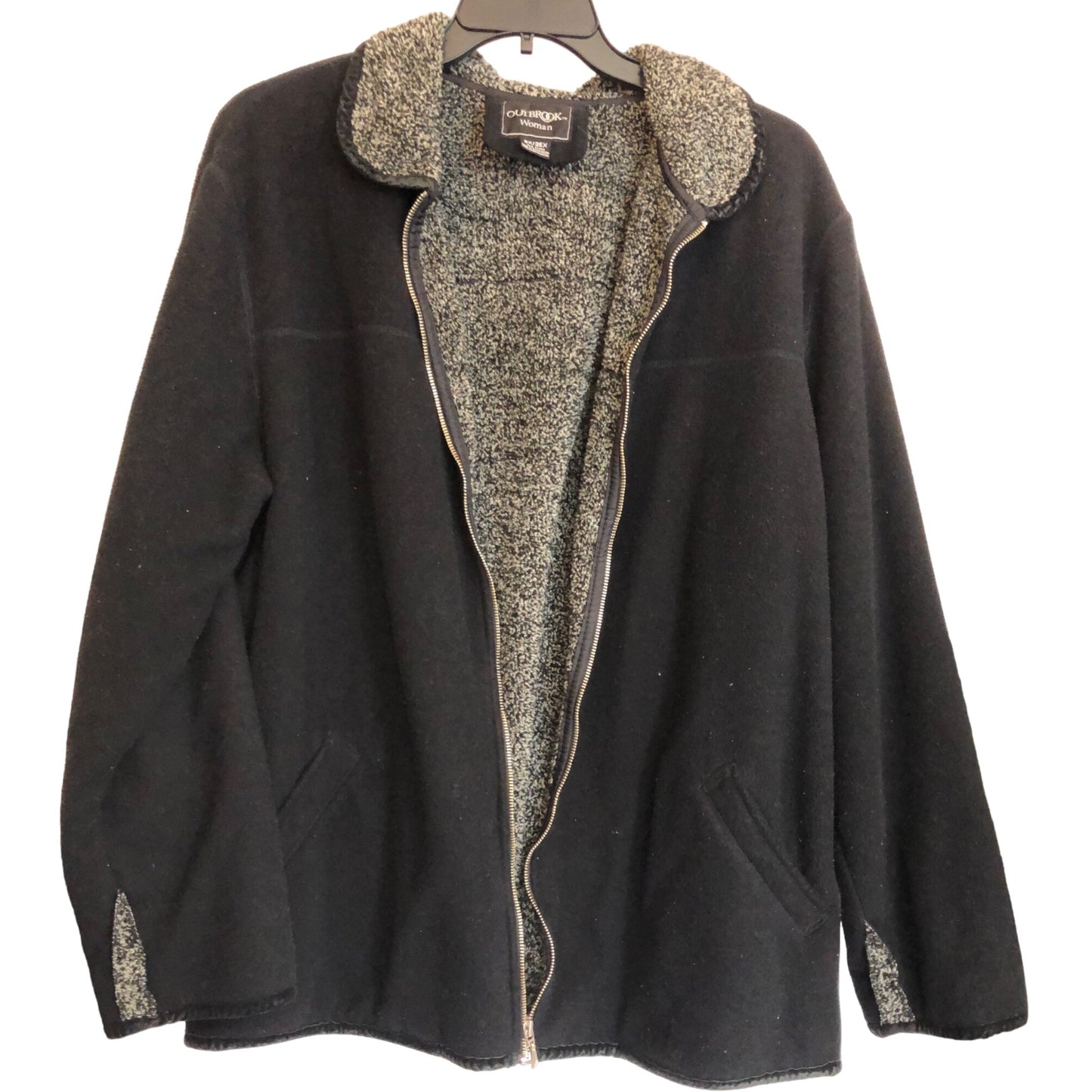 Outbrook Woman Cozy Fluffy Coat Jacket Pre-Owned Size 2X