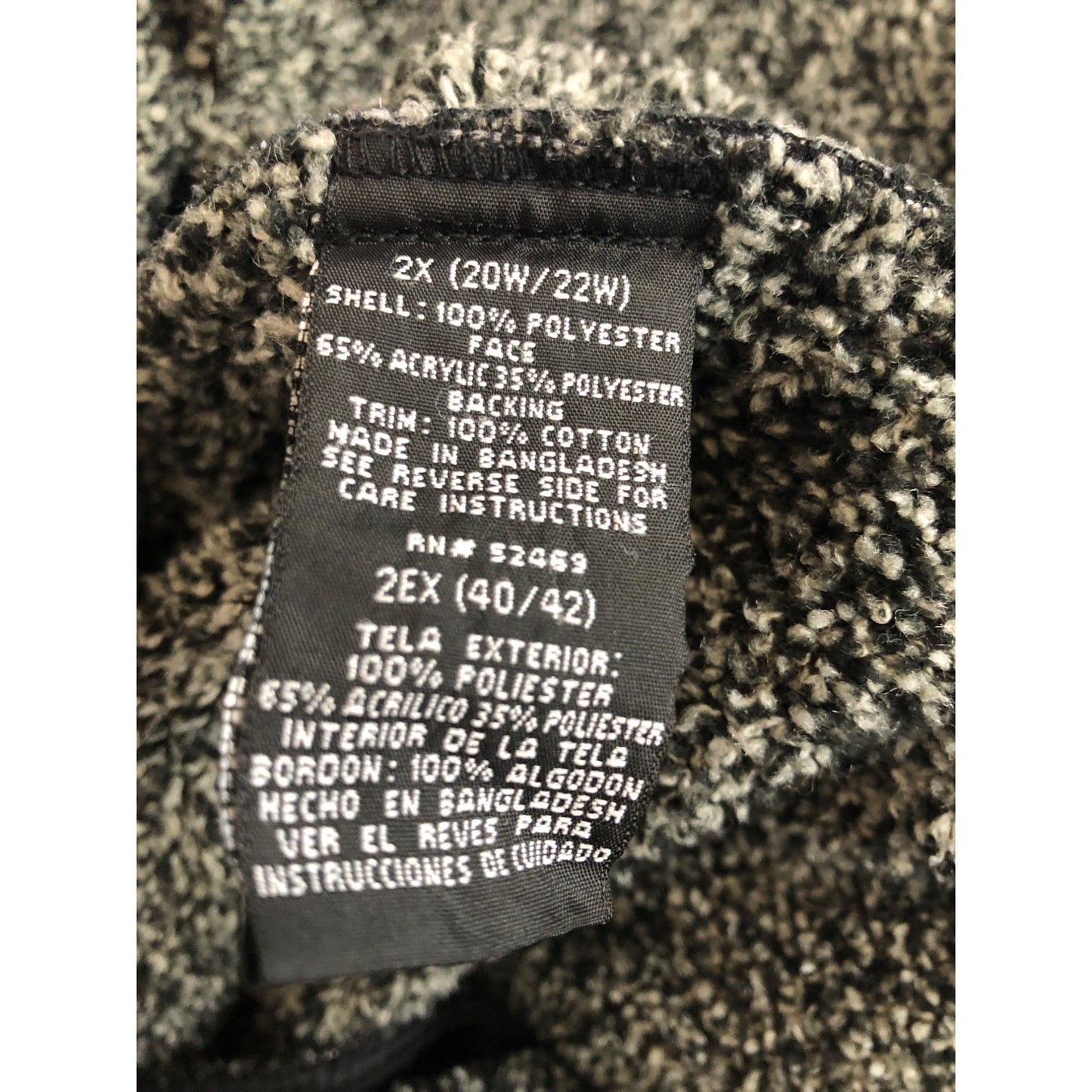 Outbrook Woman Cozy Fluffy Coat Jacket Pre-Owned Size 2X