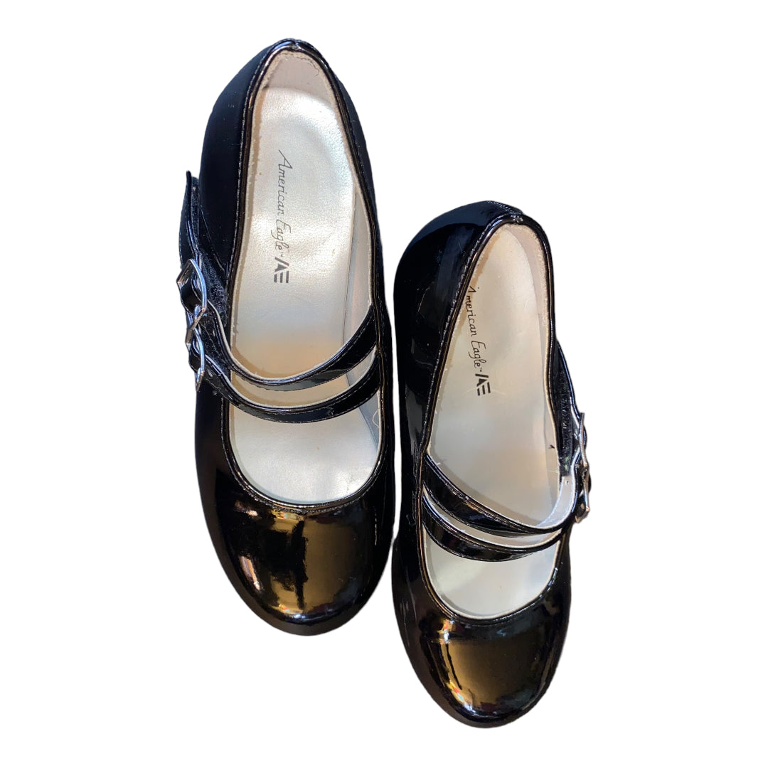 American Eagle Girl’s Black Dress Shoes Pre-Owned Size 11 - GF Variety Shop