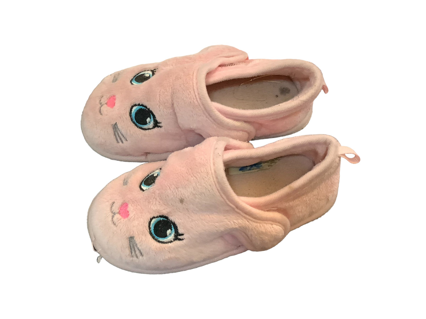 Garanimals Girls Pink bunny bedroom slipper shoes Size 9-10 Pre-Owned
