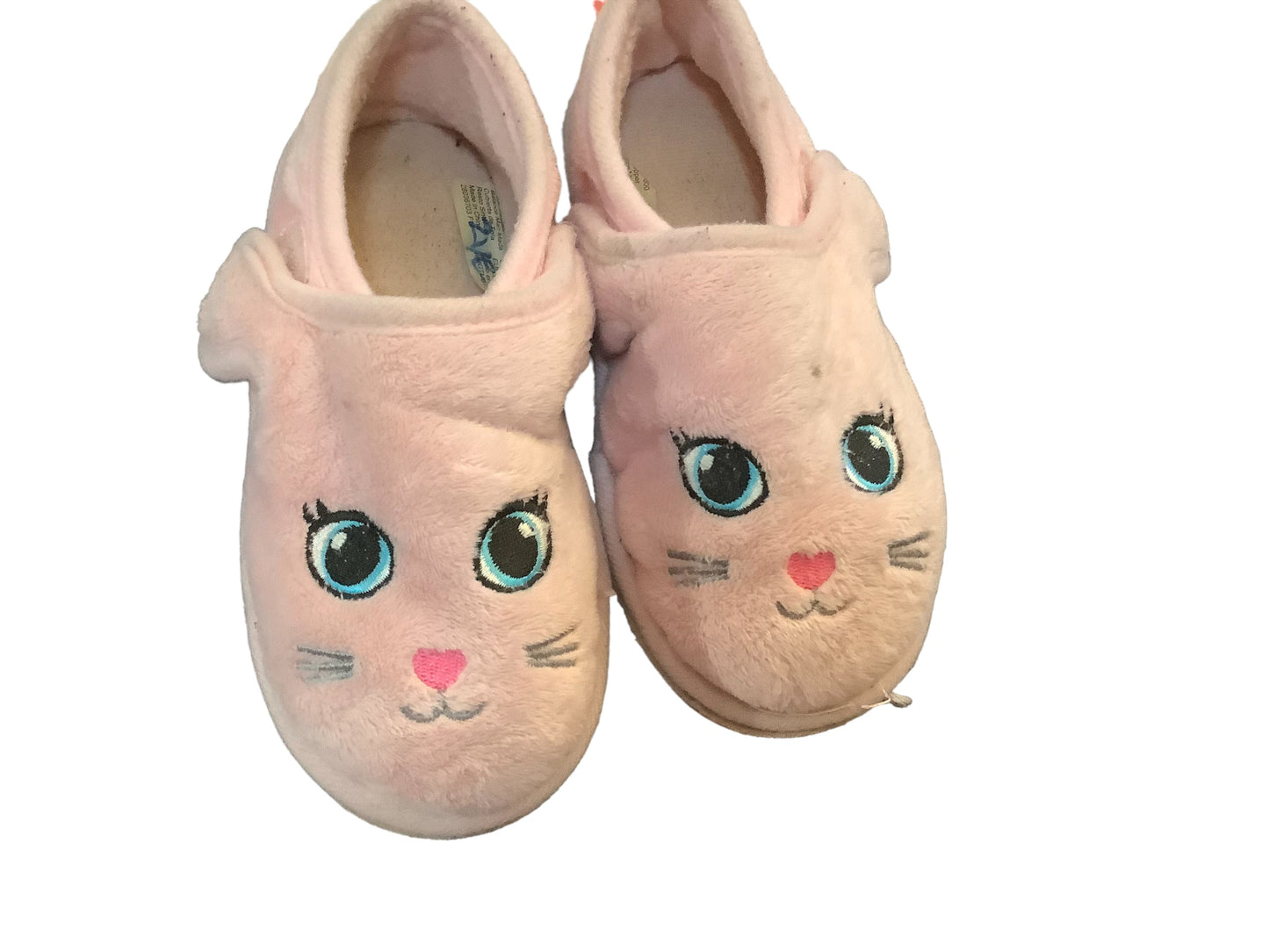 Garanimals Girls Pink bunny bedroom slipper shoes Size 9-10 Pre-Owned
