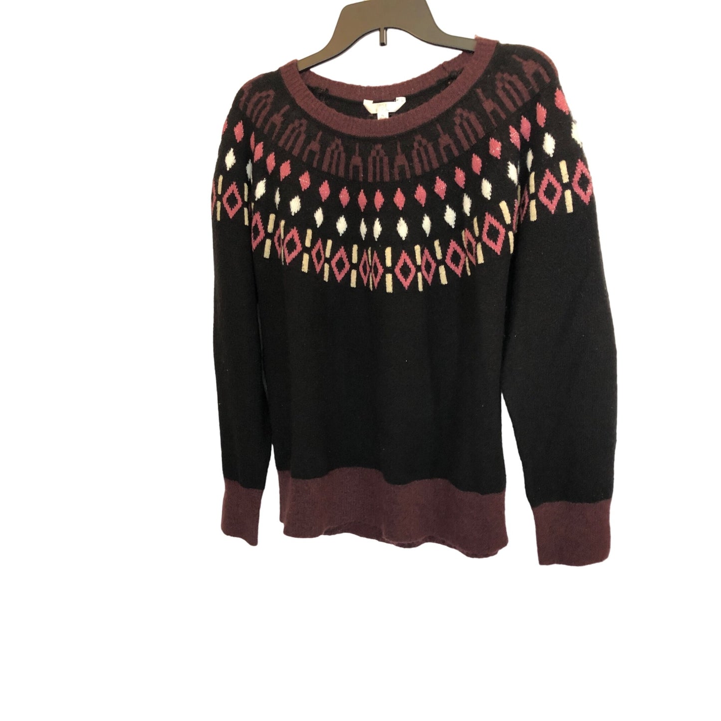 Time and Tru Women's Fair Isle Pullover Sweater Size XL 16-18