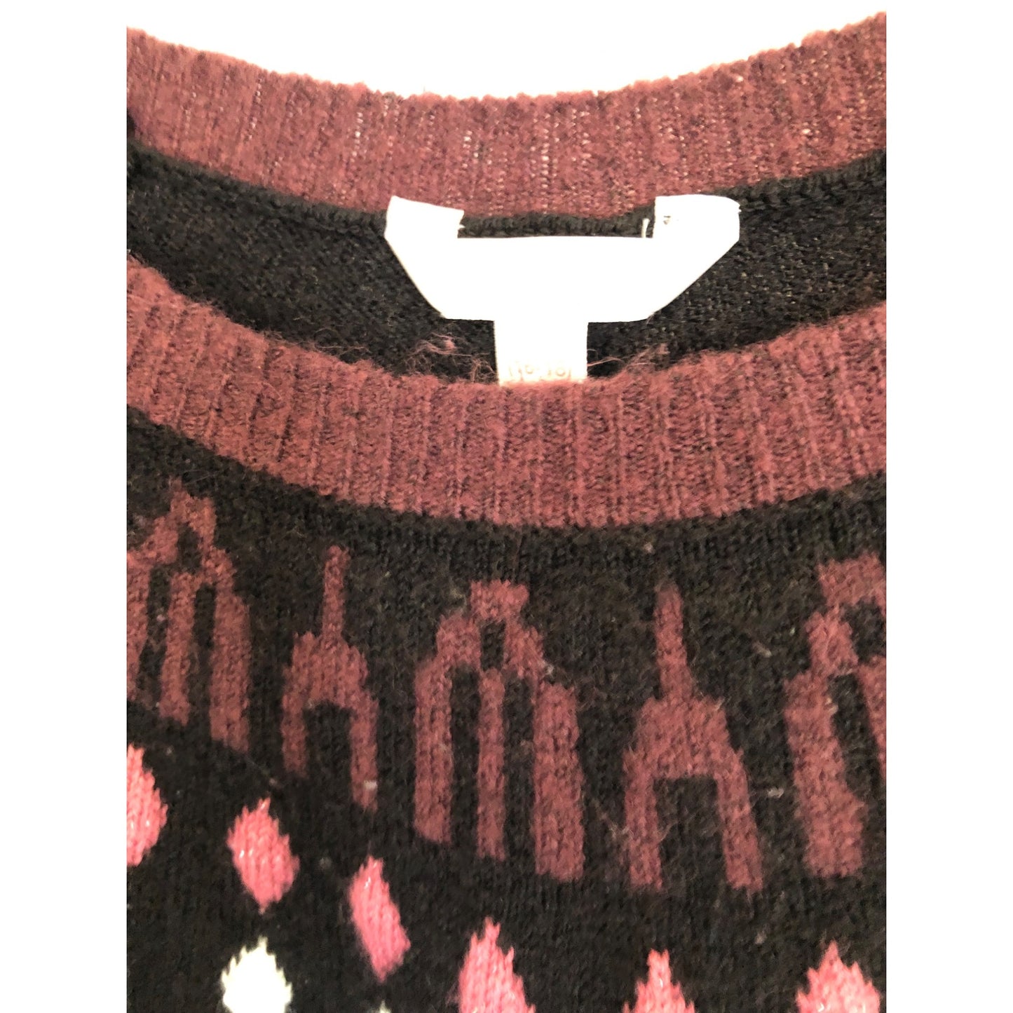 Time and Tru Women's Fair Isle Pullover Sweater Size XL 16-18