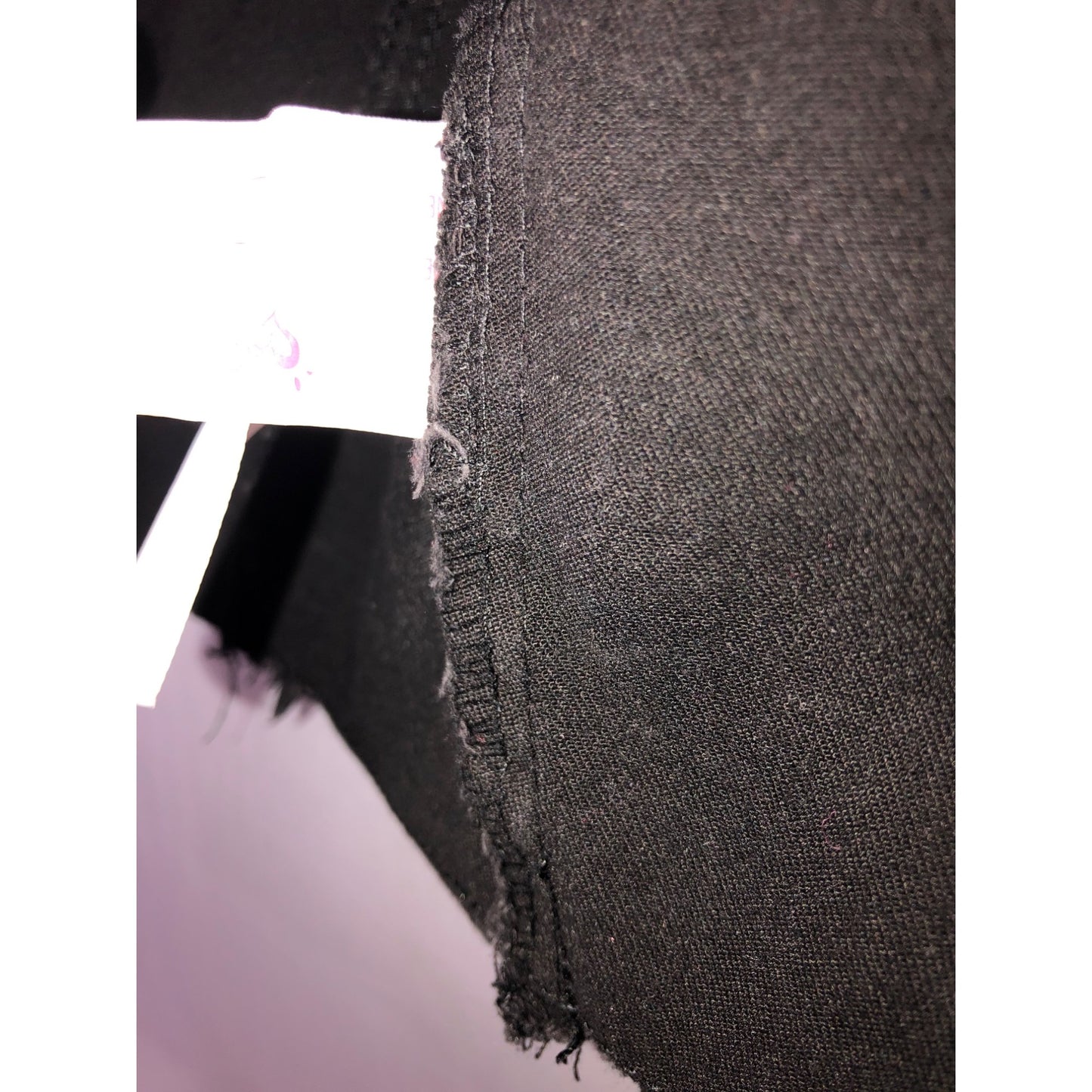 Justice Girl's Black Denim Hooded Jean Jacket Pre-Owned Size 8