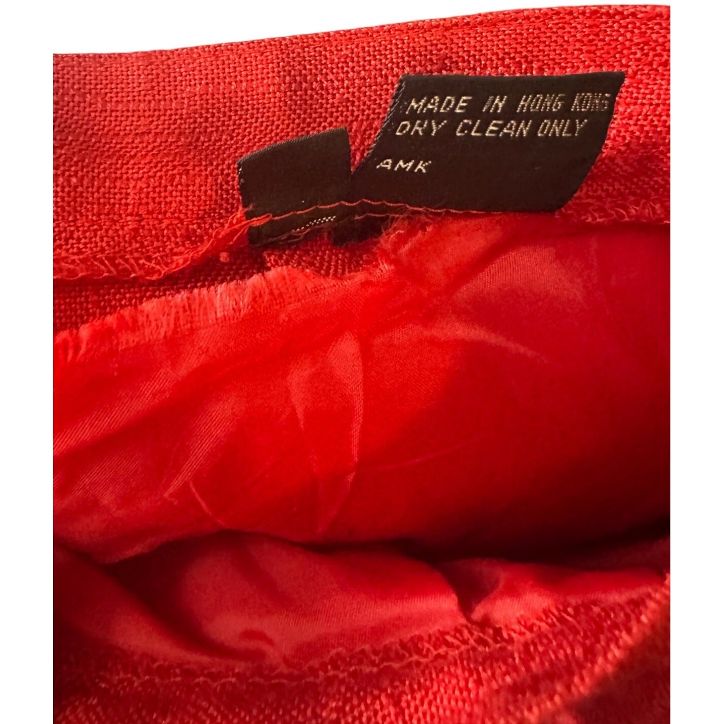 Vintage Sasson Women's Red Blazer & Skirt Suit Set Size 6 Pre-Owned