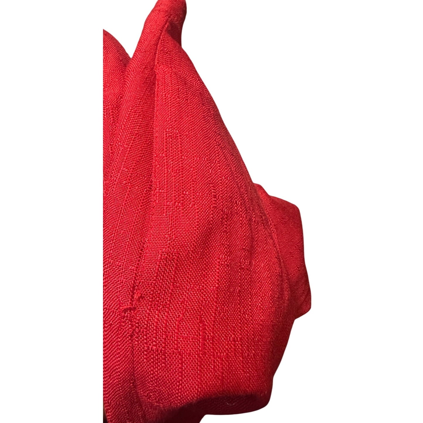 Vintage Sasson Women's Red Blazer & Skirt Suit Set Size 6 Pre-Owned