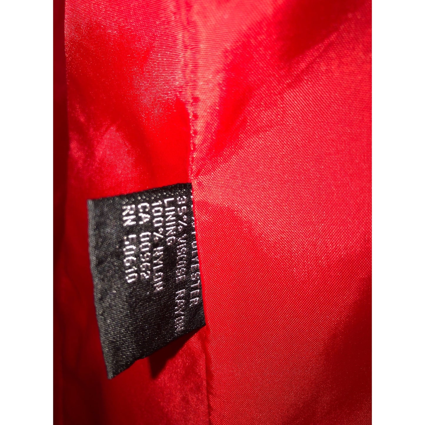 Vintage Sasson Women's Red Blazer & Skirt Suit Set Size 6 Pre-Owned