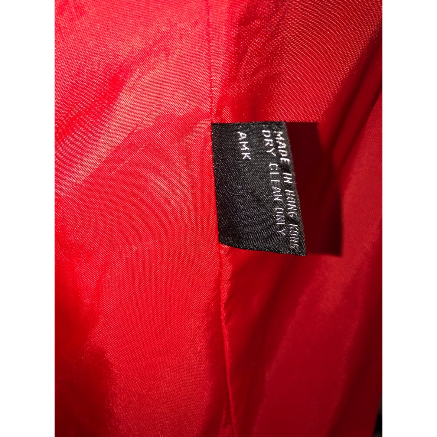 Vintage Sasson Women's Red Blazer & Skirt Suit Set Size 6 Pre-Owned