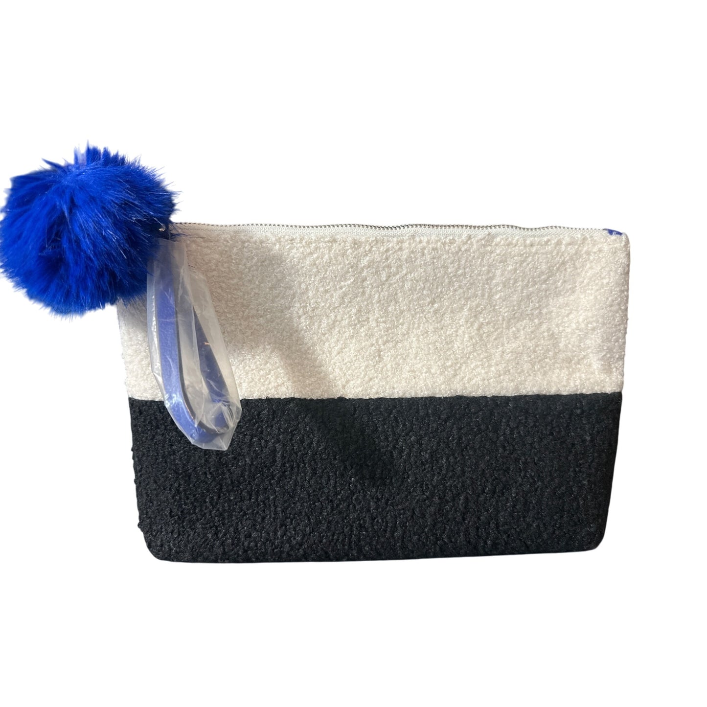 Old Navy Two-Tone Patchwork Sherpa Clutch Purse for Women