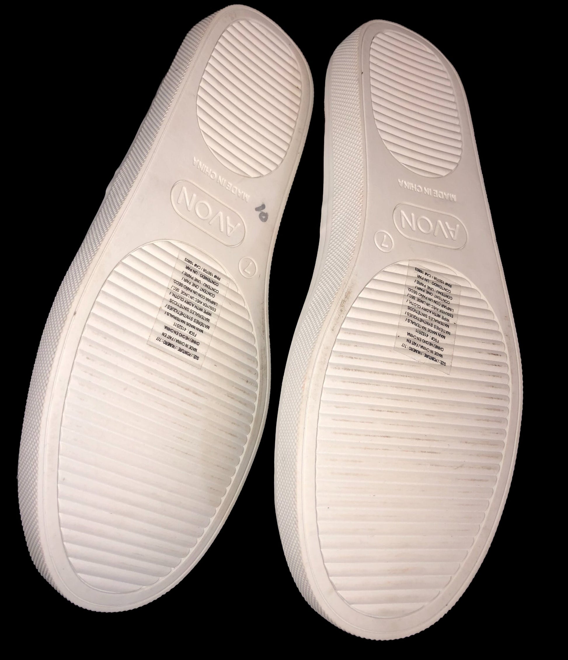 Avon Cushion Walk Black Slip On Shoes - Variety Sales Etc.