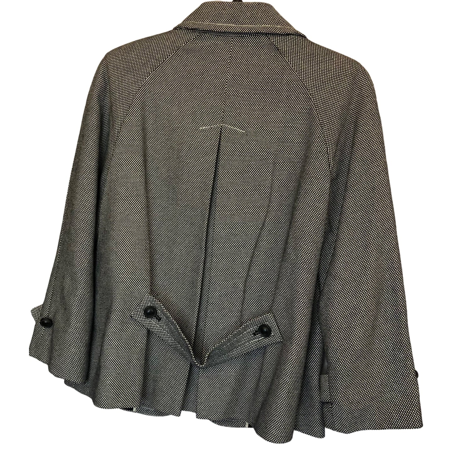 Talbots size 6 black & white swing jacket blazer Pre-Owned