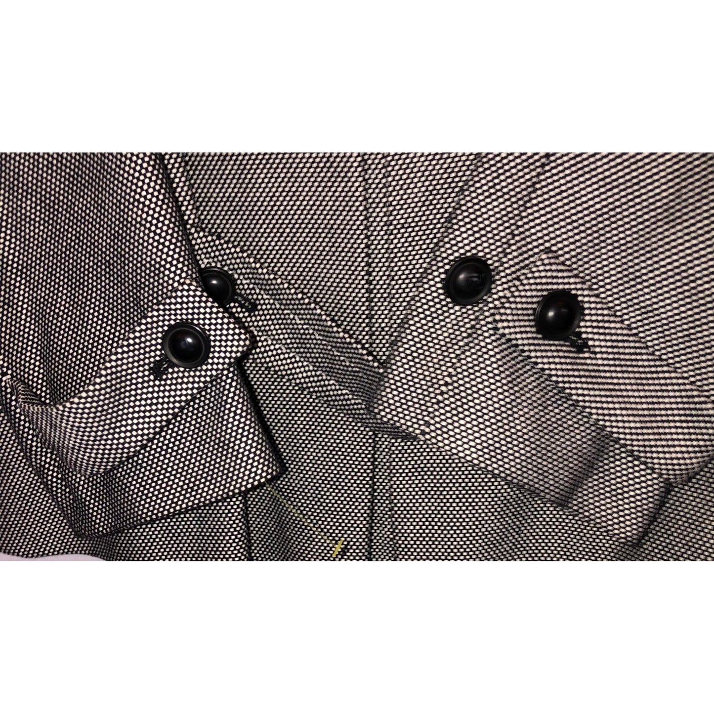 Talbots size 6 black & white swing jacket blazer Pre-Owned