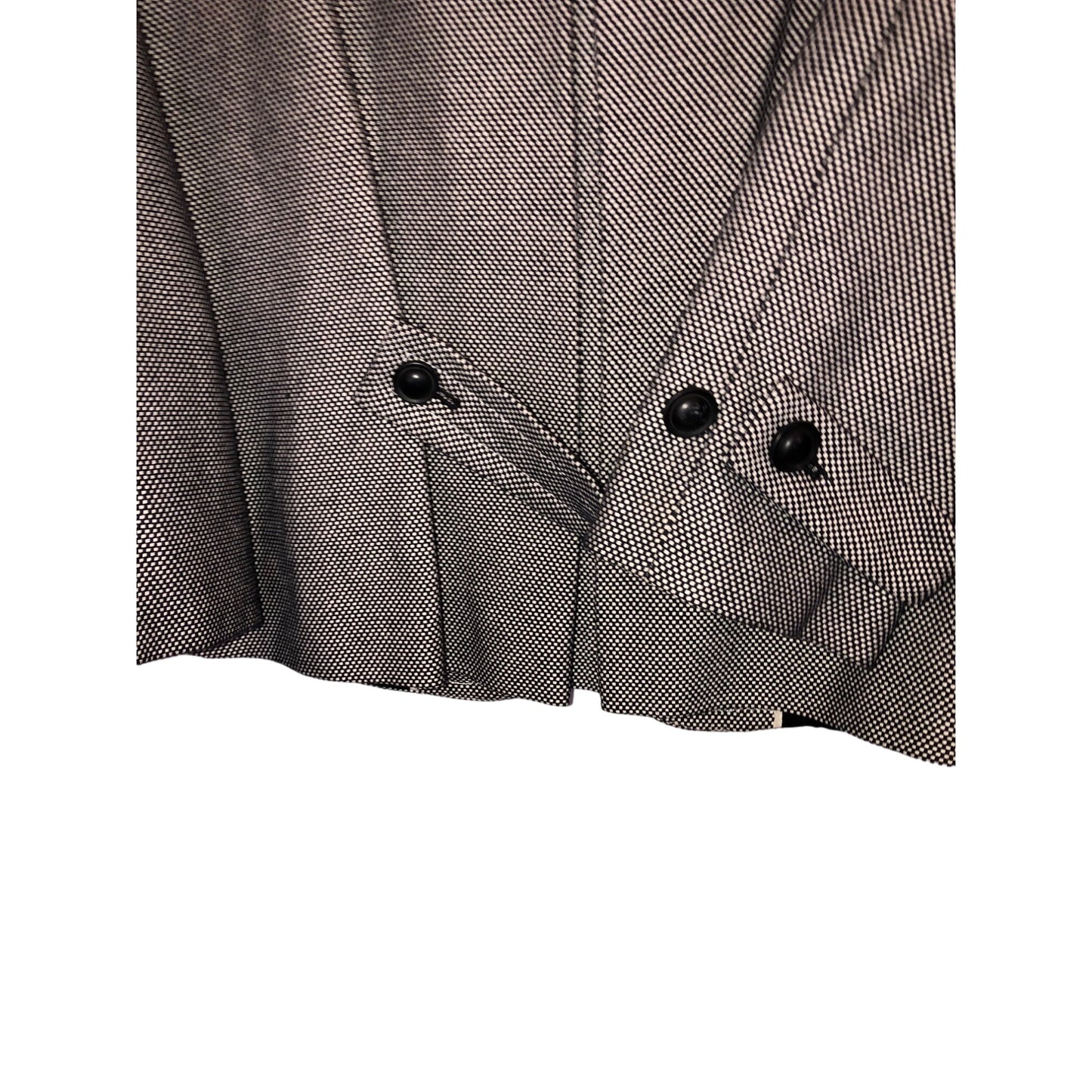 Talbots size 6 black & white swing jacket blazer Pre-Owned