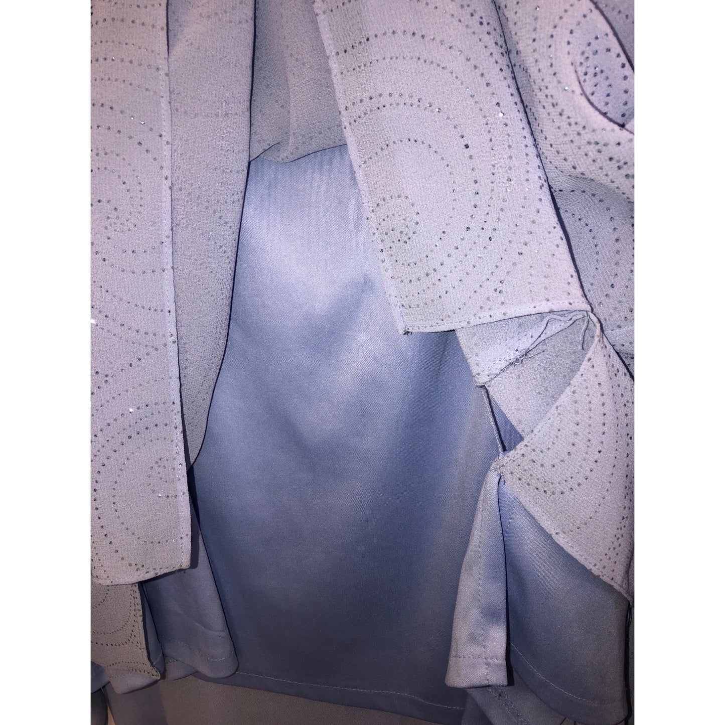 DANA Kay Light Blue 3 Piece Dressy Skirt Suit