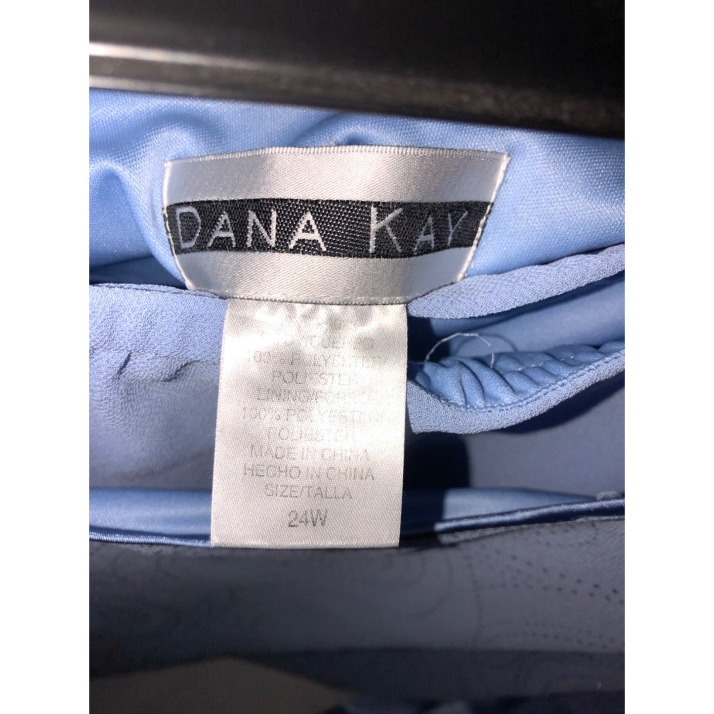 DANA Kay Light Blue 3 Piece Dressy Skirt Suit