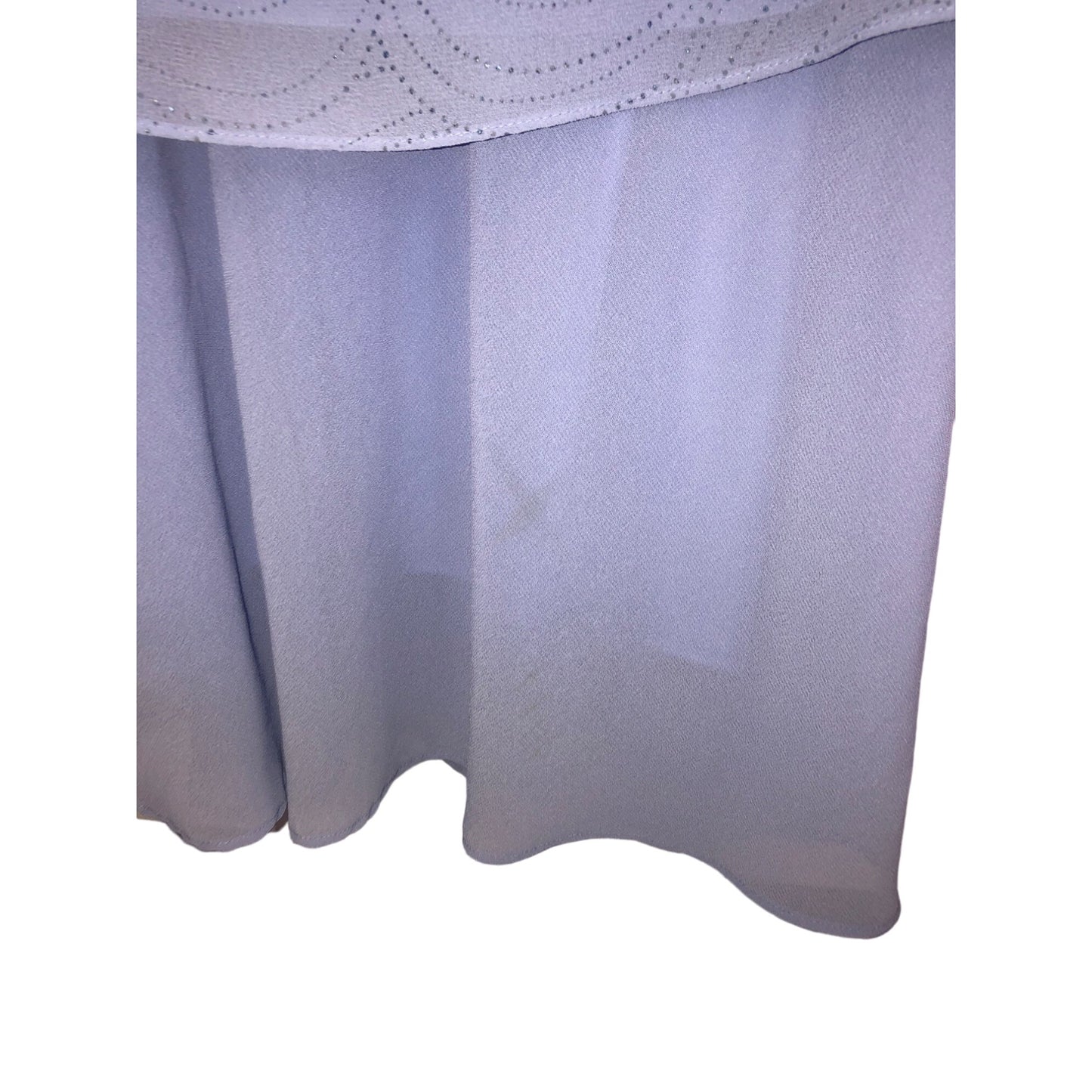 DANA Kay Light Blue 3 Piece Dressy Skirt Suit