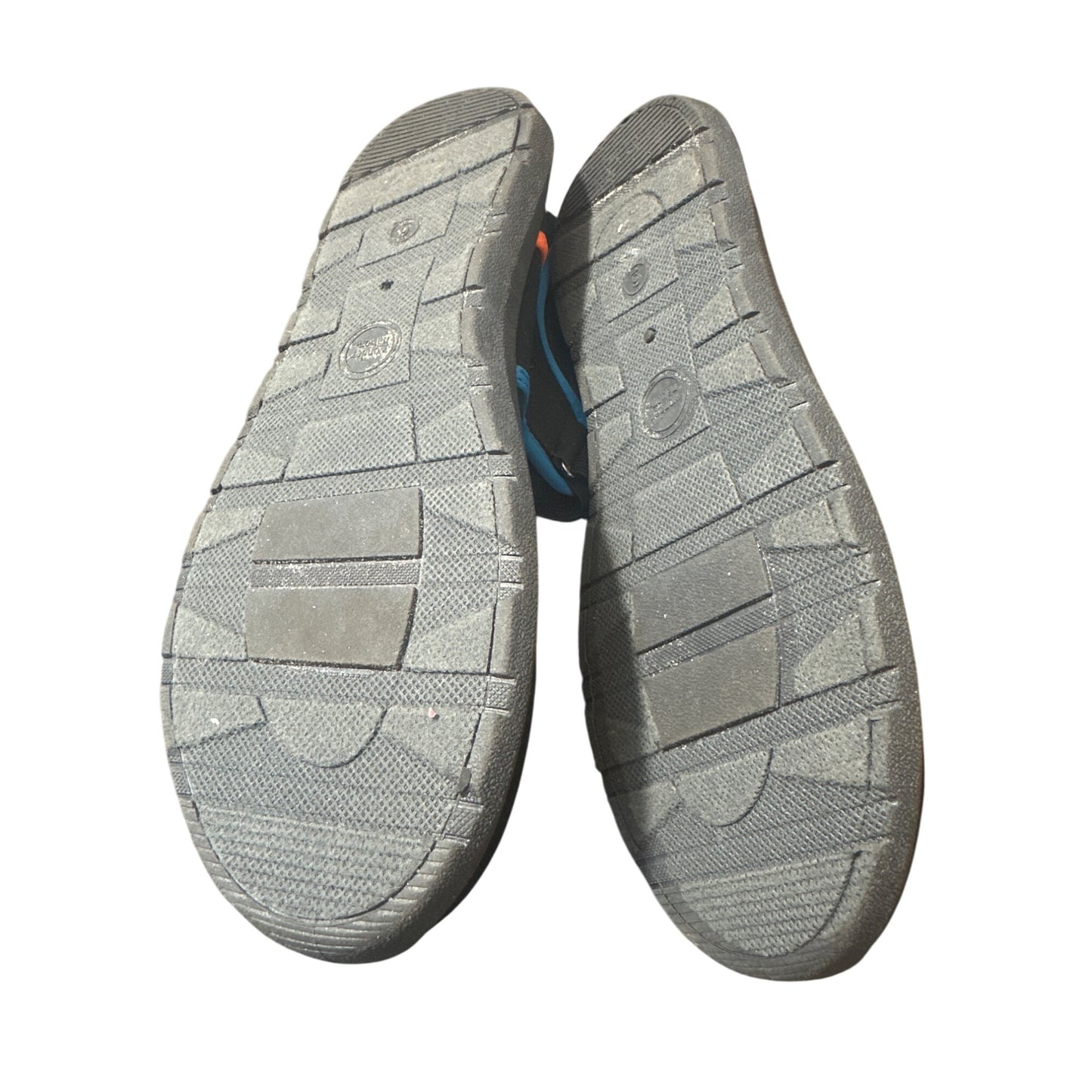 Wonder Nation Youth Boys Beach Water Swim Shoes Black Orange Blue Size 6-Pre-Owned