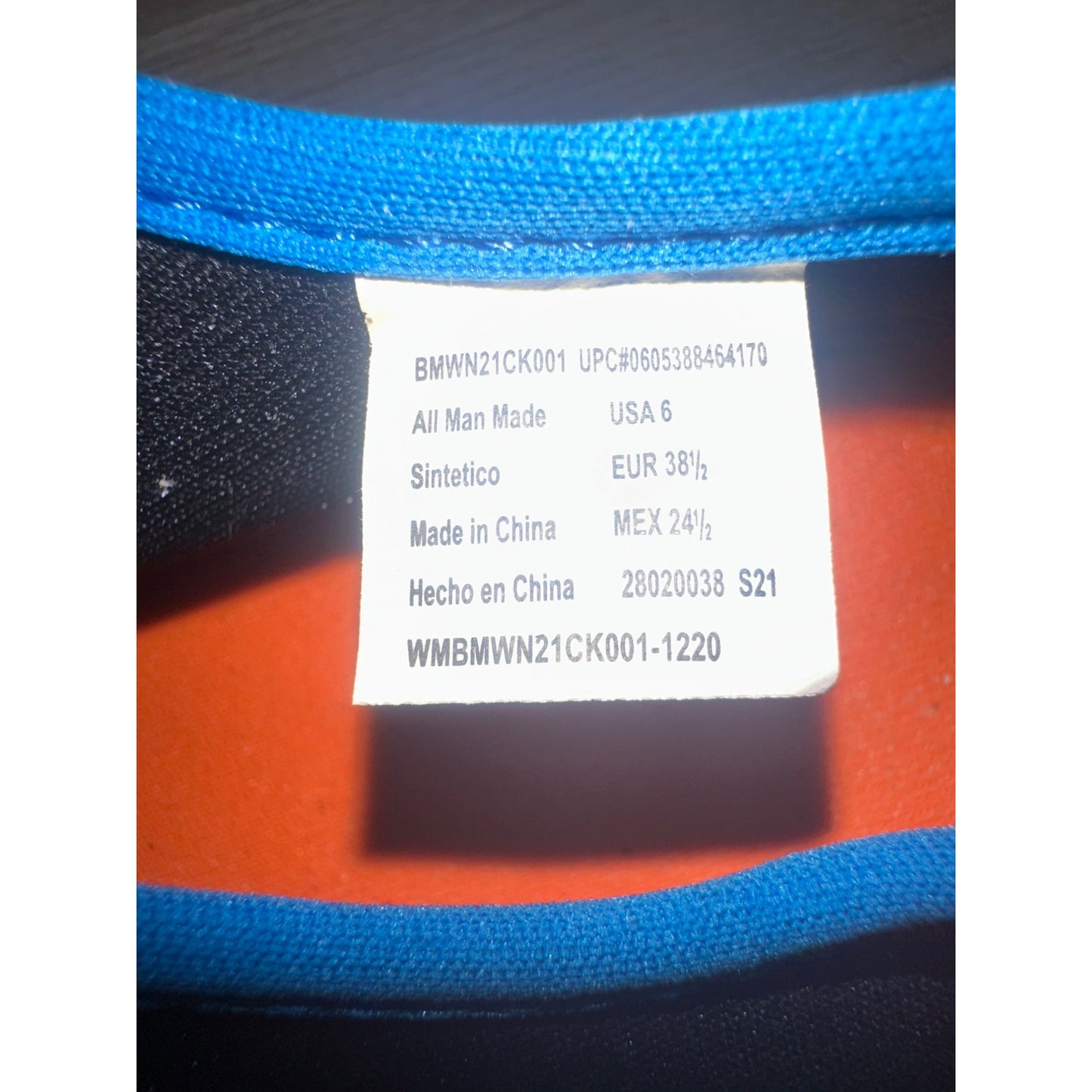 Wonder Nation Youth Boys Beach Water Swim Shoes Black Orange Blue Size 6-Pre-Owned