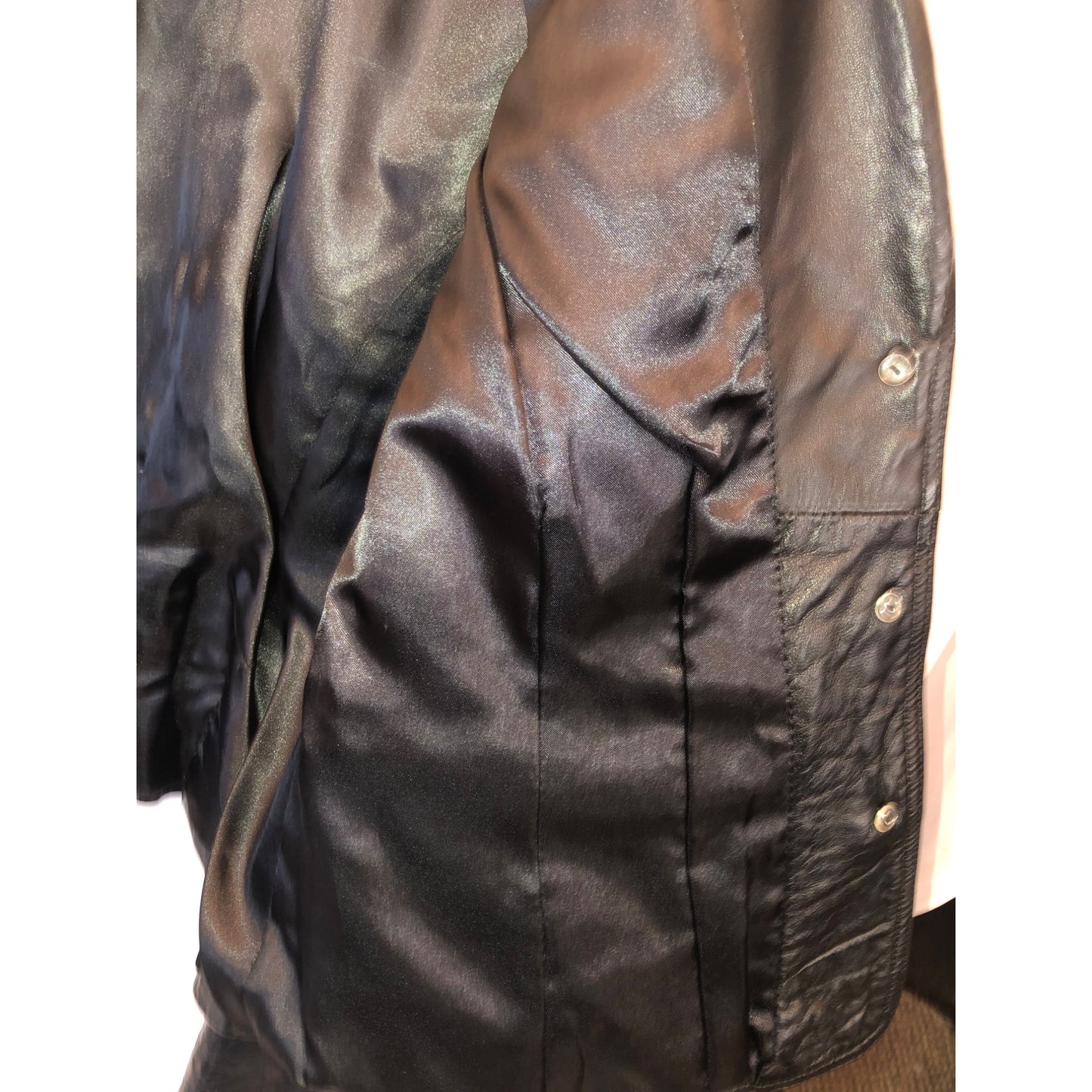 Uniform John Paul Richard Women's Black Genuine Leather Jacket Pre-Owned Size S