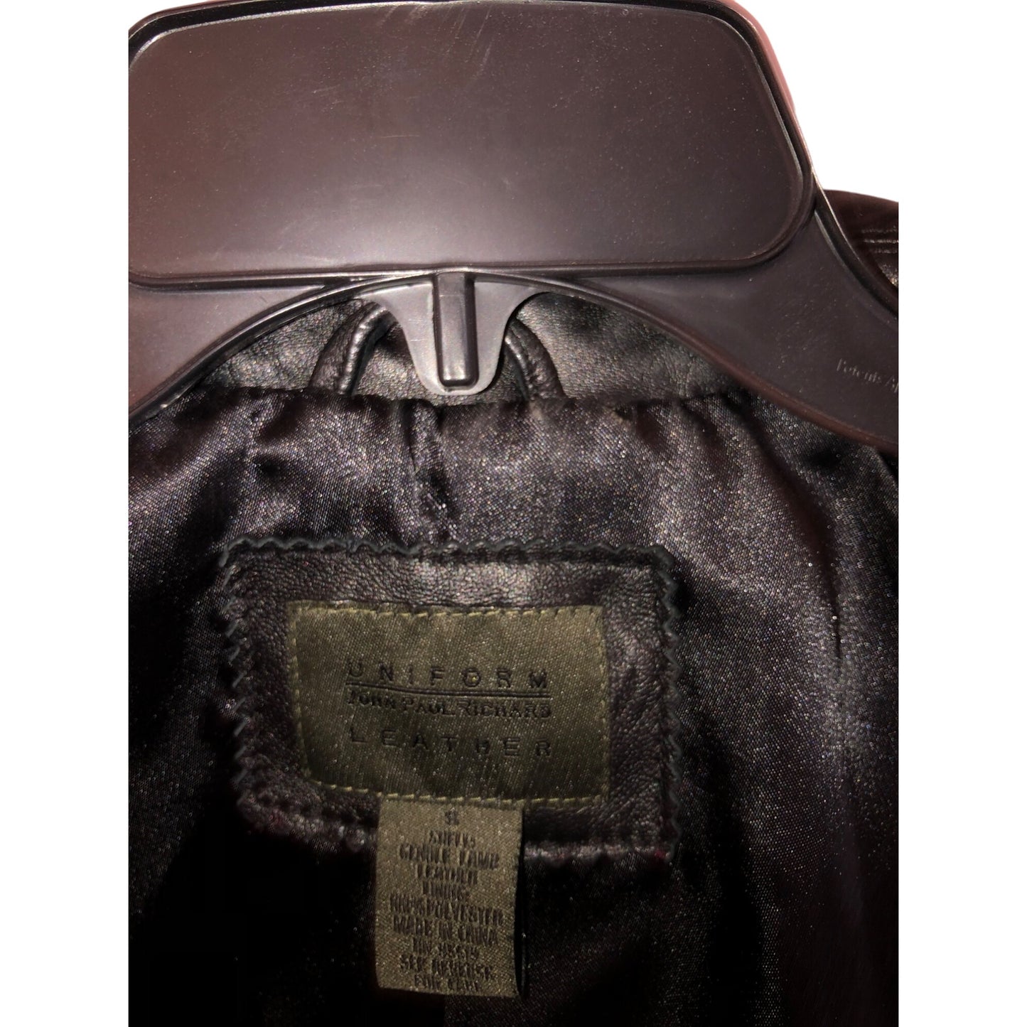 Uniform John Paul Richard Women's Black Genuine Leather Jacket Pre-Owned Size S