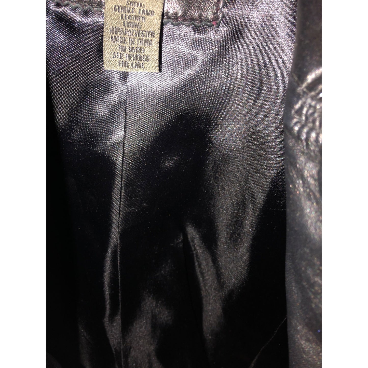 Uniform John Paul Richard Women's Black Genuine Leather Jacket Pre-Owned Size S