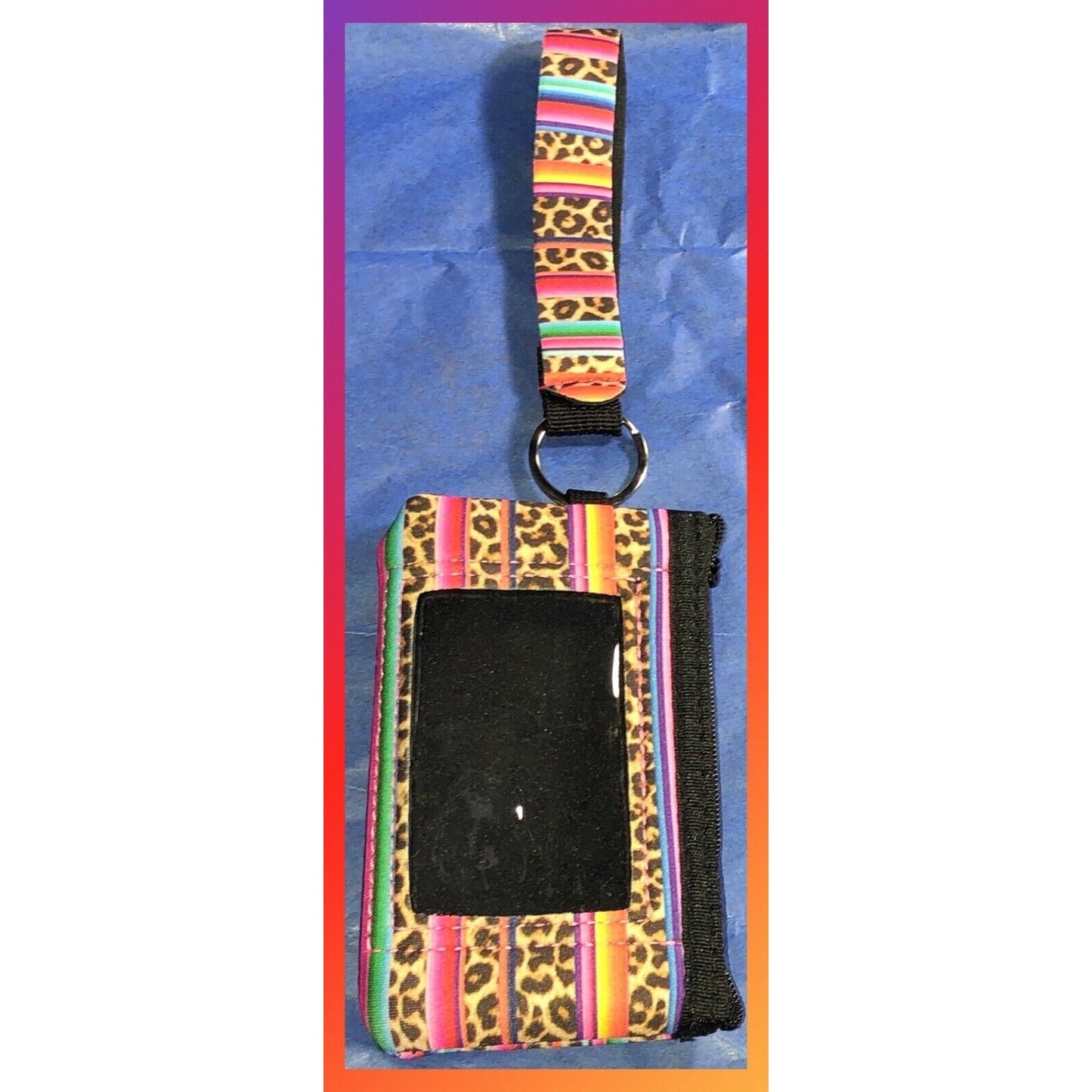 Neoprene ID Wristlet Keychain Coin Purse/Clutch - Variety Sales Etc.