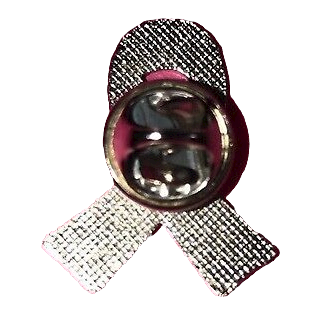 Breast Cancer Awareness Pink Ribbon Lapel Pin Brooch - Variety Sales Etc.