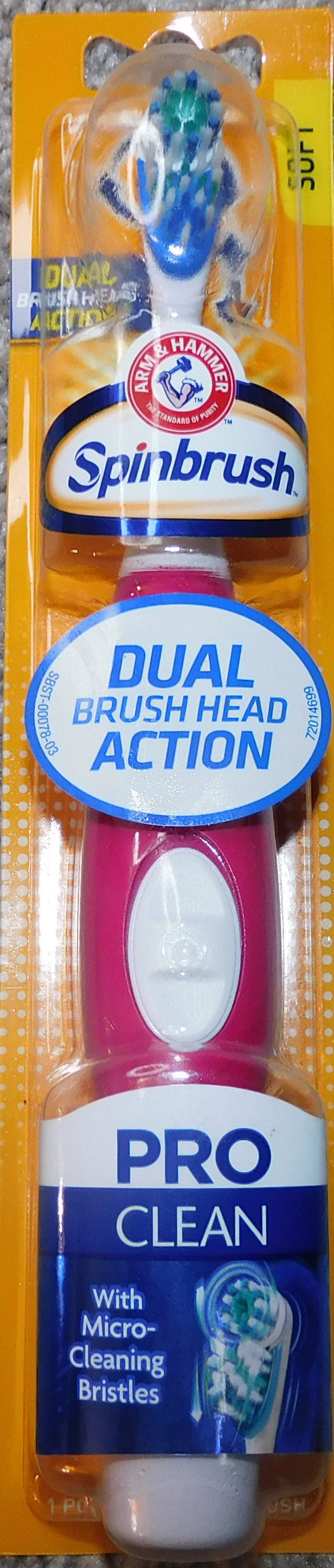 Arm & Hammer Spinbrush Pro Series Daily Clean Battery Toothbrush - Variety Sales Etc.