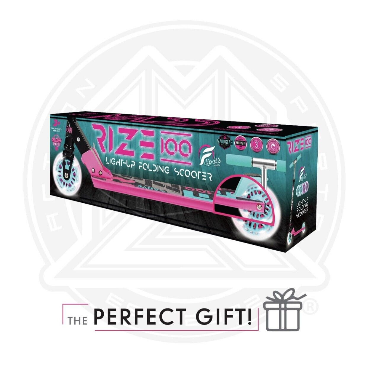 RIZE 100 Foldable Scooter-Light-up 100 mm Wheels-(NEW IN SEALED BOX!) - Variety Sales Etc.