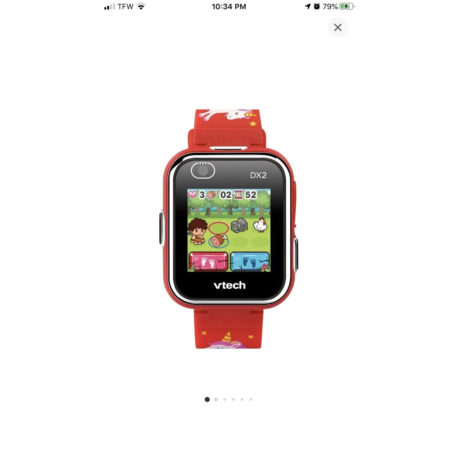 VTech Kidizoom SmartWatch DX2-Red Unicorn Limited Edition - Variety Sales Etc.