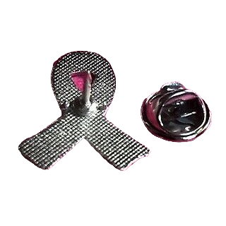 Breast Cancer Awareness Pink Ribbon Lapel Pin Brooch - Variety Sales Etc.